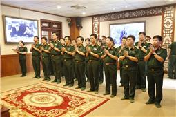 Chúc mừng Thiếu tướng Nguyễn Huy Cảnh về nhận công tác tại Quân khu